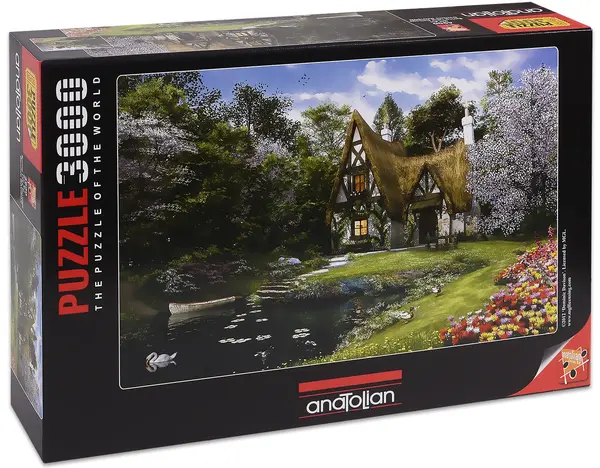 Puzzle Anatolian din 3000 de piese - Casa de langa lac, Dominic Davison