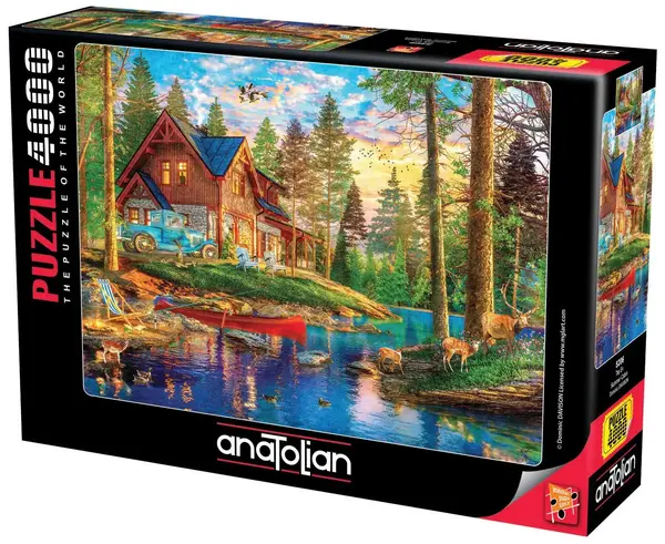 Puzzle Anatolian din 4000 piese - Cabană de vara