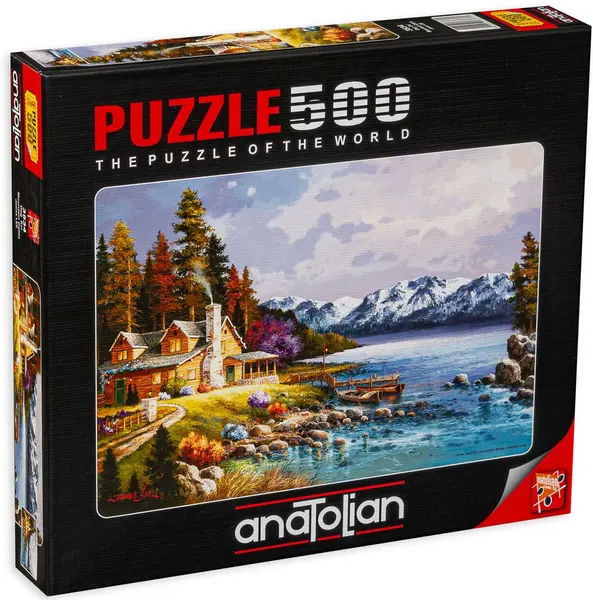Puzzle Anatolian din 500 de piese - Coliba la munte, James Lee