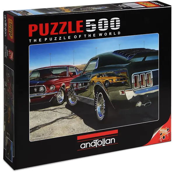 Puzzle Anatolian din 500 de piese - Masini rapide, Michael Irvine