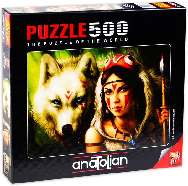 Puzzle Anatolian din 500 de piese - Printesa razboinica, Jonas Yodik