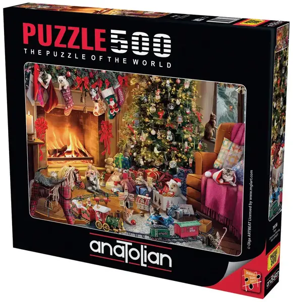 Puzzle Anatolian din 500 piese - Dimineața de Crăciun