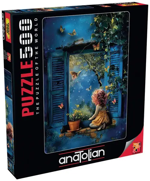 Puzzle Anatolian din 500 piese - Noapte albastră
