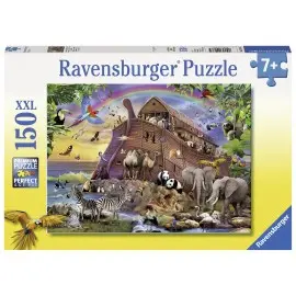 Puzzle arca cu animalute 150 piese