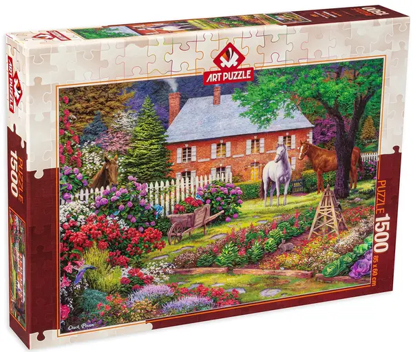 Puzzle Art Puzzle din 1500 de piese - Grădina frumoasă