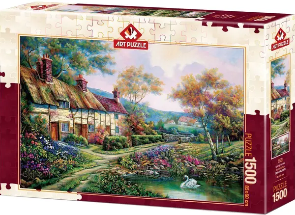 Puzzle Art Puzzle din 1500 de piese - Spring Garden, Carl Valente