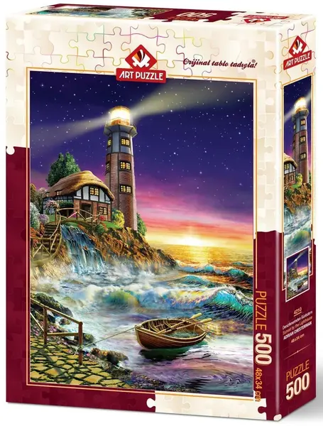 Puzzle Art Puzzle din 500 de piese - Apus de soarela far, Adrian Chesterman