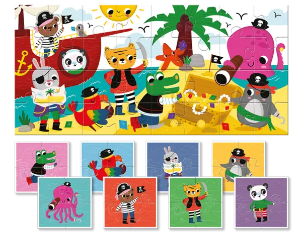 Puzzle - Baby - Pirati | Ludattica