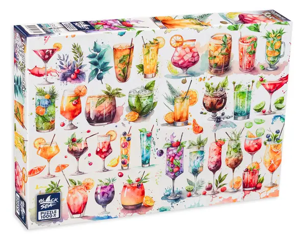Puzzle Black Sea din 1000 de piese - Bar pentru fericire