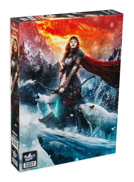 Puzzle Black Sea din 1000 de piese - Godess of the North, Dusan Markovic