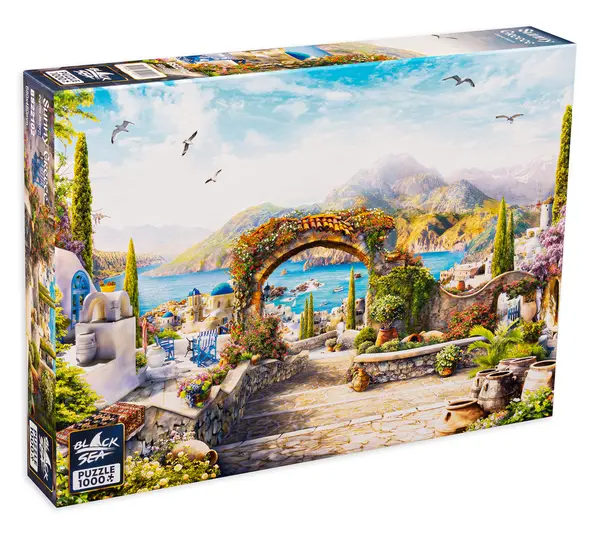 Puzzle Black Sea din 1000 de piese - Grecia insorita, Eugene Alexeev