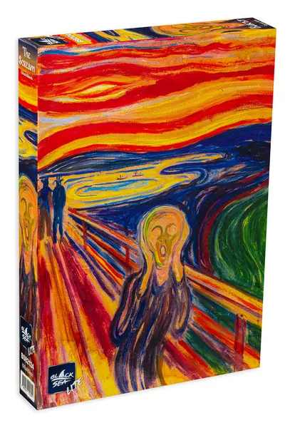 Puzzle Black Sea din 1000 de piese - Strigatul, Edward Munch