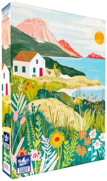 Puzzle Black Sea din 1000 piese - Casa Albă de lângă țărm