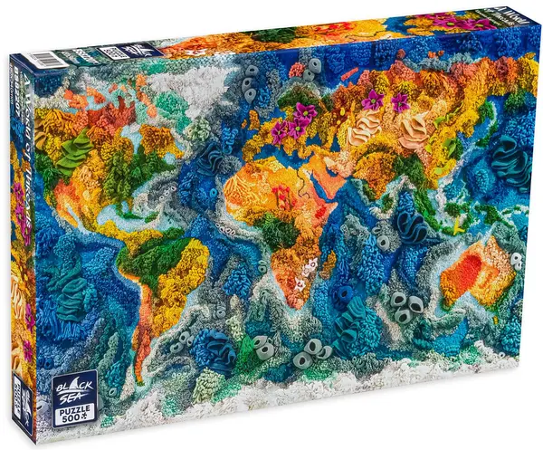 Puzzle Black Sea din 500 de piese - O lume de fire, Vanessa Baragao