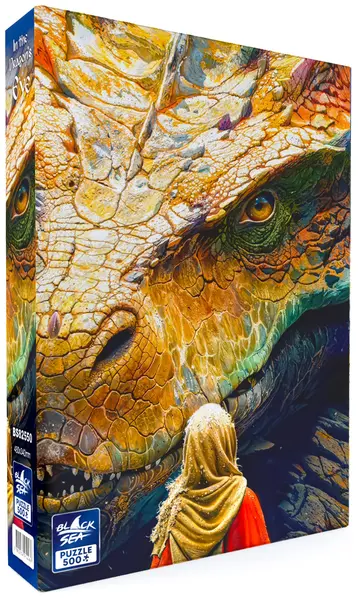 Puzzle Black Sea din 500 piese - În ochiul dragonului
