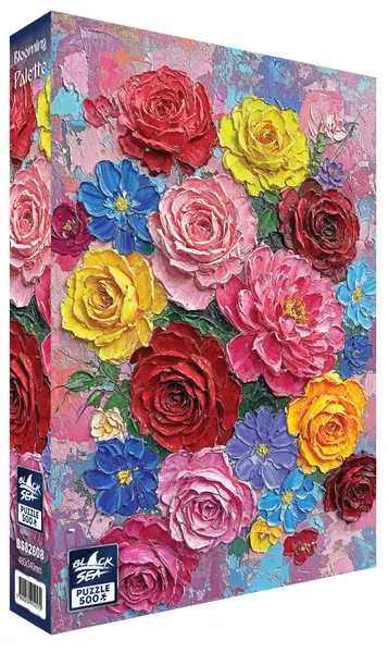 Puzzle Black Sea din 500 piese - Paletă înflorită