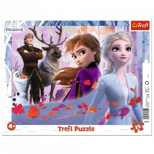 Puzzle carton Adventures in the Frozen,25 piese,+3 ani