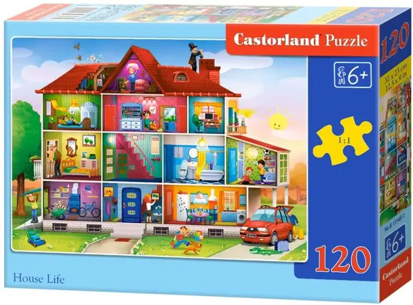 Puzzle Castorland din 120 de piese - Acasa