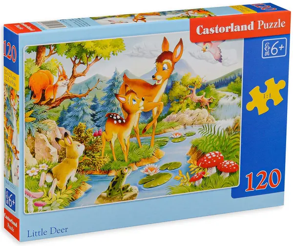 Puzzle Castorland din 120 de piese - Little deers