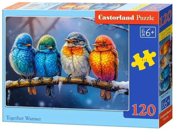 Puzzle Castorland din 120 piese - E mai cald împreună