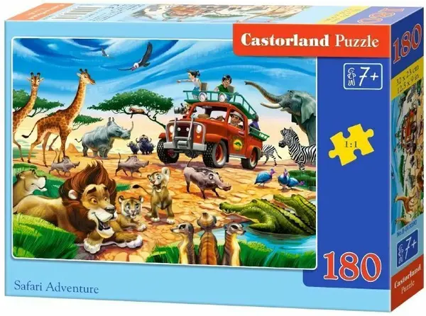 Puzzle Castorland din 180 de piese - Safari Adventure