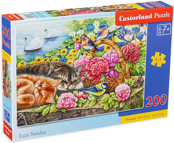 Puzzle Castorland din 200 de piese - Week-end leneș