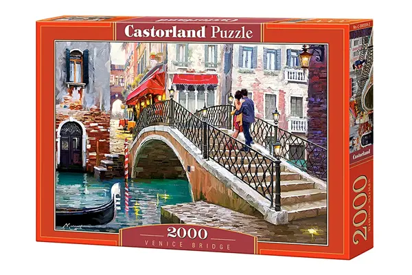 Puzzle Castorland din 2000 de piese - Pod in Venetia