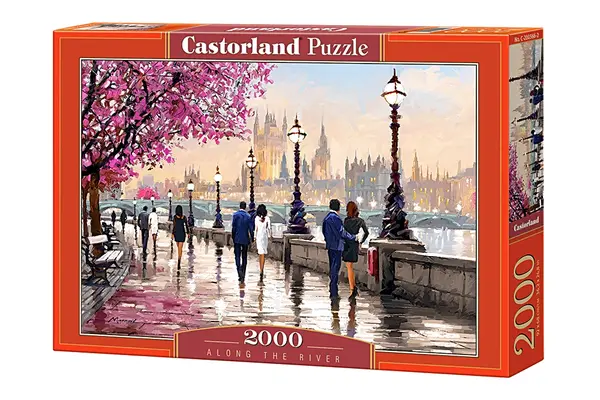 Puzzle Castorland din 2000 de piese - Poteca de langa rau