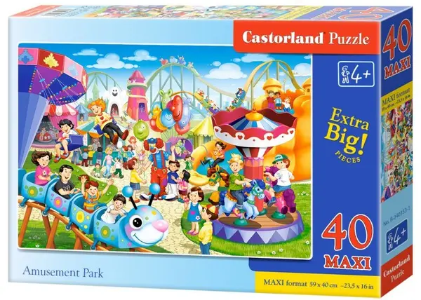 Puzzle Castorland din 40 XXL de piese - Parc de distractii