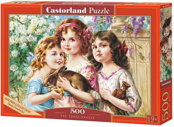 Puzzle Castorland din 500 de piese - Cele trei grații