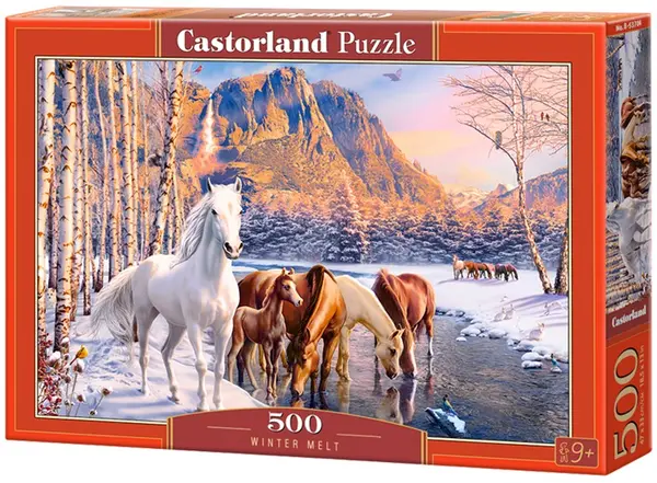 Puzzle Castorland din 500 de piese - Poveste de iarnă