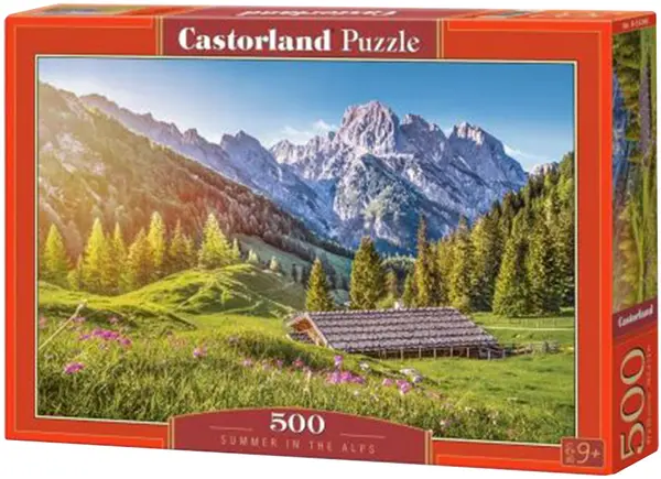 Puzzle Castorland din 500 de piese - Summer in the Alps