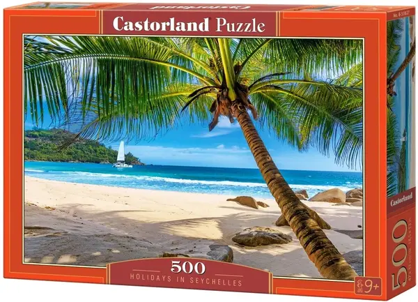 Puzzle Castorland din 500 de piese - Vacanță în Seychelles