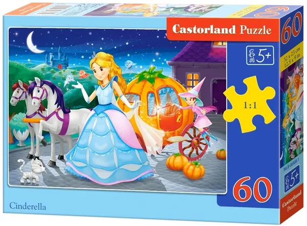 Puzzle Castorland din 60 de piese - Cinderella