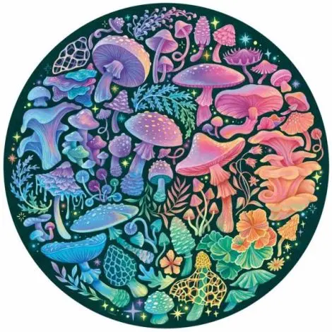 Puzzle cerc ciuperci 500 piese