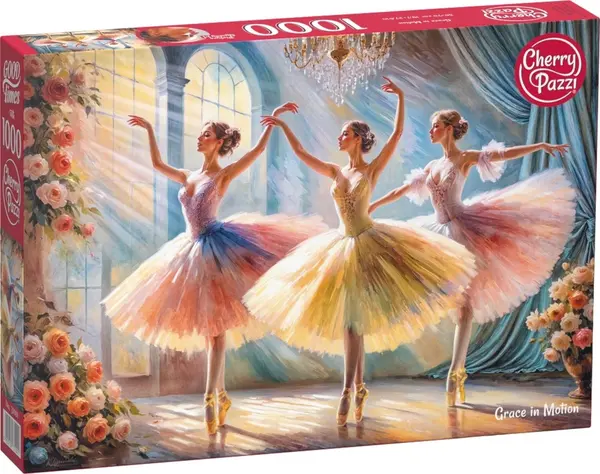 Puzzle Cherry Pazzi din 1000 piese - Grație în mișcare