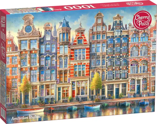 Puzzle Cherry Pazzi din 1000 piese - Ritmul Amsterdamului