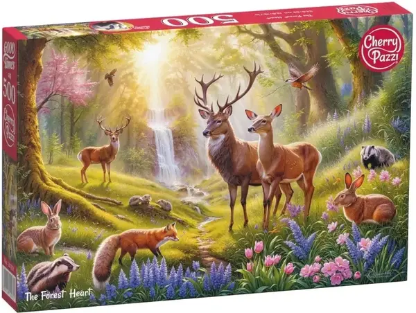 Puzzle Cherry Pazzi din 500 piese -În inima pădurii