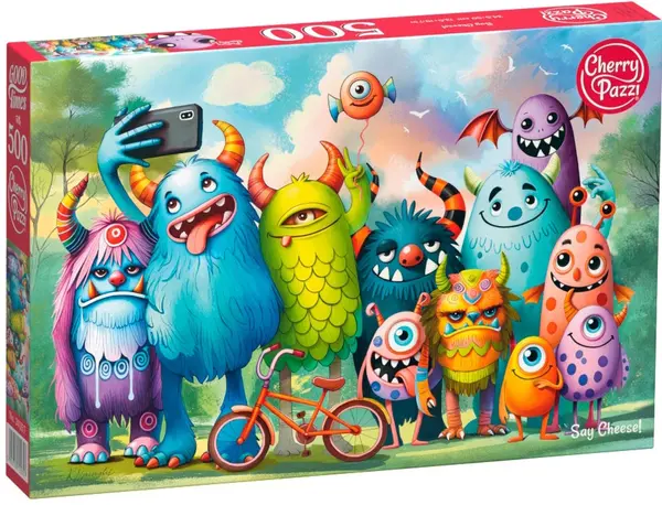 Puzzle Cherry Pazzi din 500 piese - Spune „Varză”!