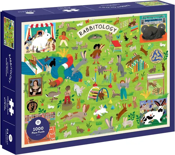 Puzzle Chronicle Books din 1000 piese - Lumea iepurilor