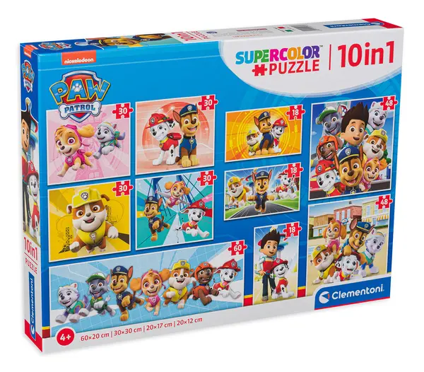 Puzzle Clementoni 10 în 1 - Patrula de câini