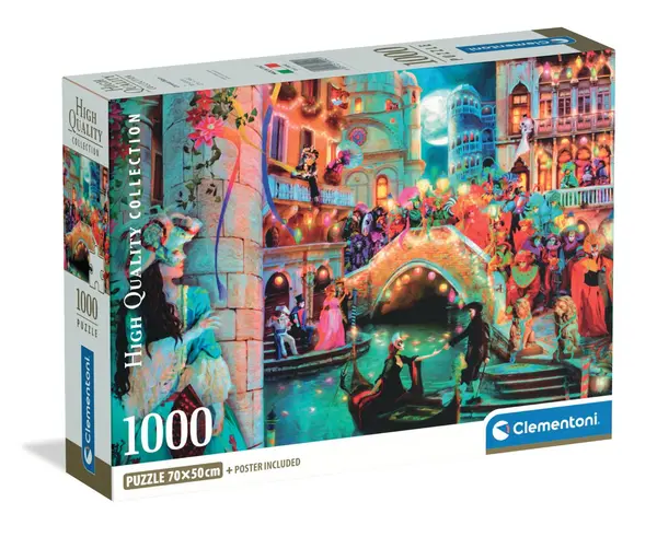 Puzzle Clementoni, Carnival in Venetia, 1000 piese