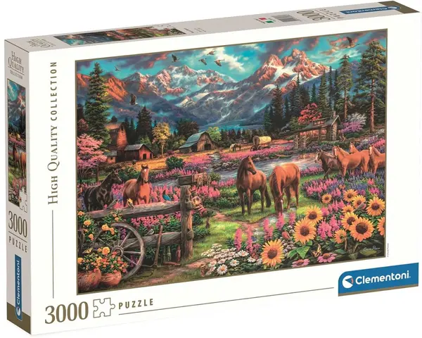Puzzle Clementoni de 3000 piese - Liberi să hoinărească