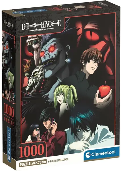 Puzzle Clementoni din 1000 piese - Death Note