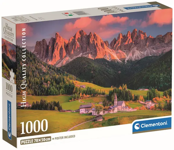 Puzzle Clementoni din 1000 piese - Dolomiți magici