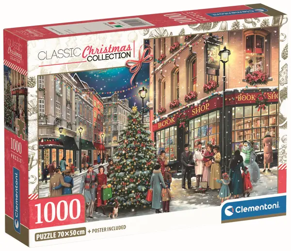 Puzzle Clementoni din 1000 piese - Plimbare de Crăciun