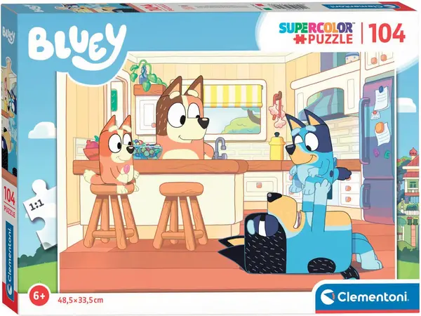 Puzzle Clementoni din 104 de piese - Bluie