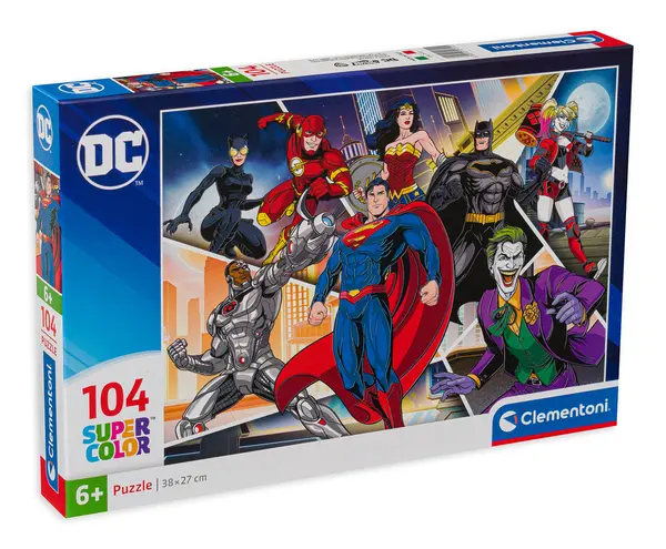 Puzzle Clementoni din 104 de piese - DC Heroes, tip 2