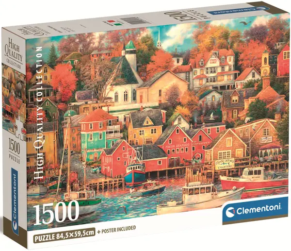 Puzzle Clementoni din 1500 piese - Good Times Harbour