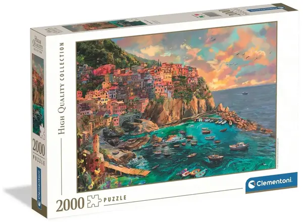 Puzzle Clementoni din 2000 de piese - Manarola, Italia de Nord